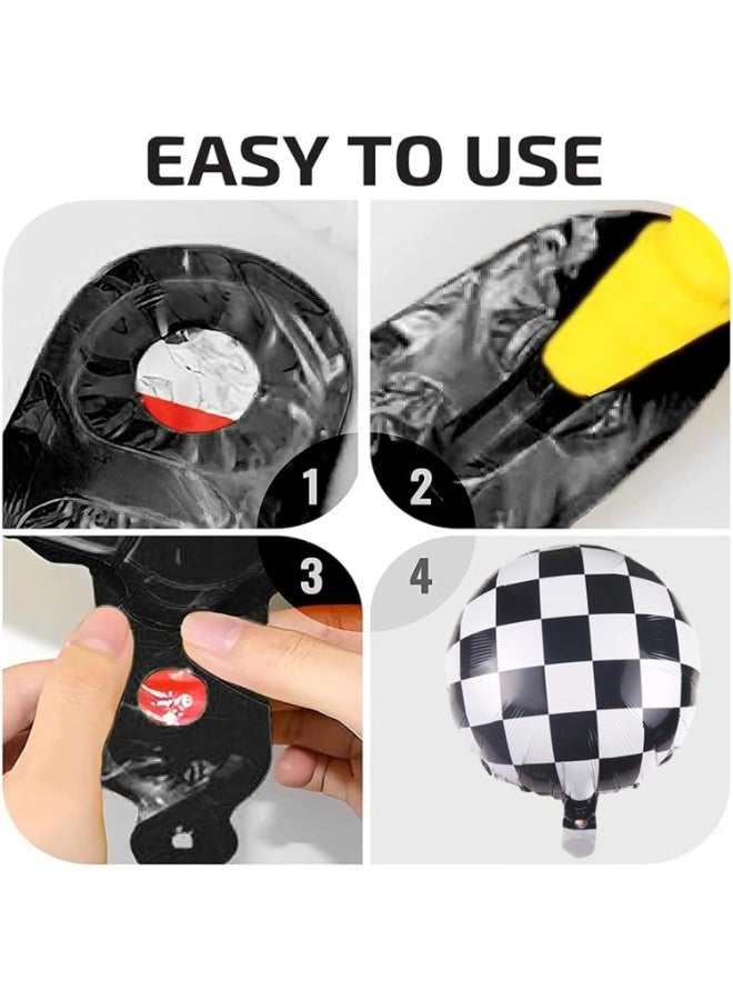 لينلي مجموعة بالونات سيارات السباق - Image 3